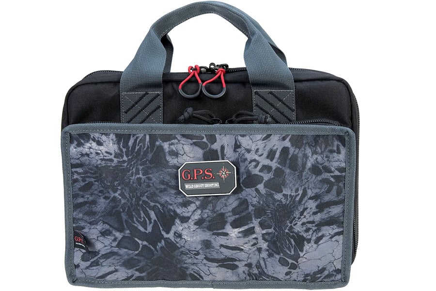 Gps Quad Pistol Range Bag w/Mag Storage & Dump Cut