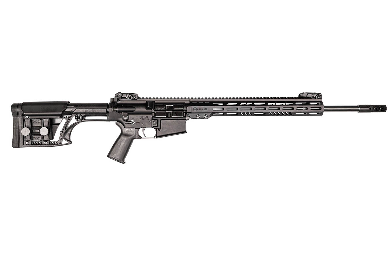 Armalite AR-10 Tactical 6.5 Creedmoor Semi-Automatic Rifle with Luth-AR MBA-1 Stock