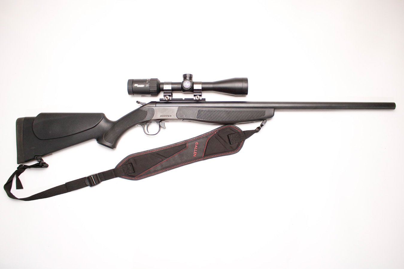 CVA Hunter 450 Bushmaster Police Trade-in Break-Action Rifle with Sig Sauer Scope and SlingThis