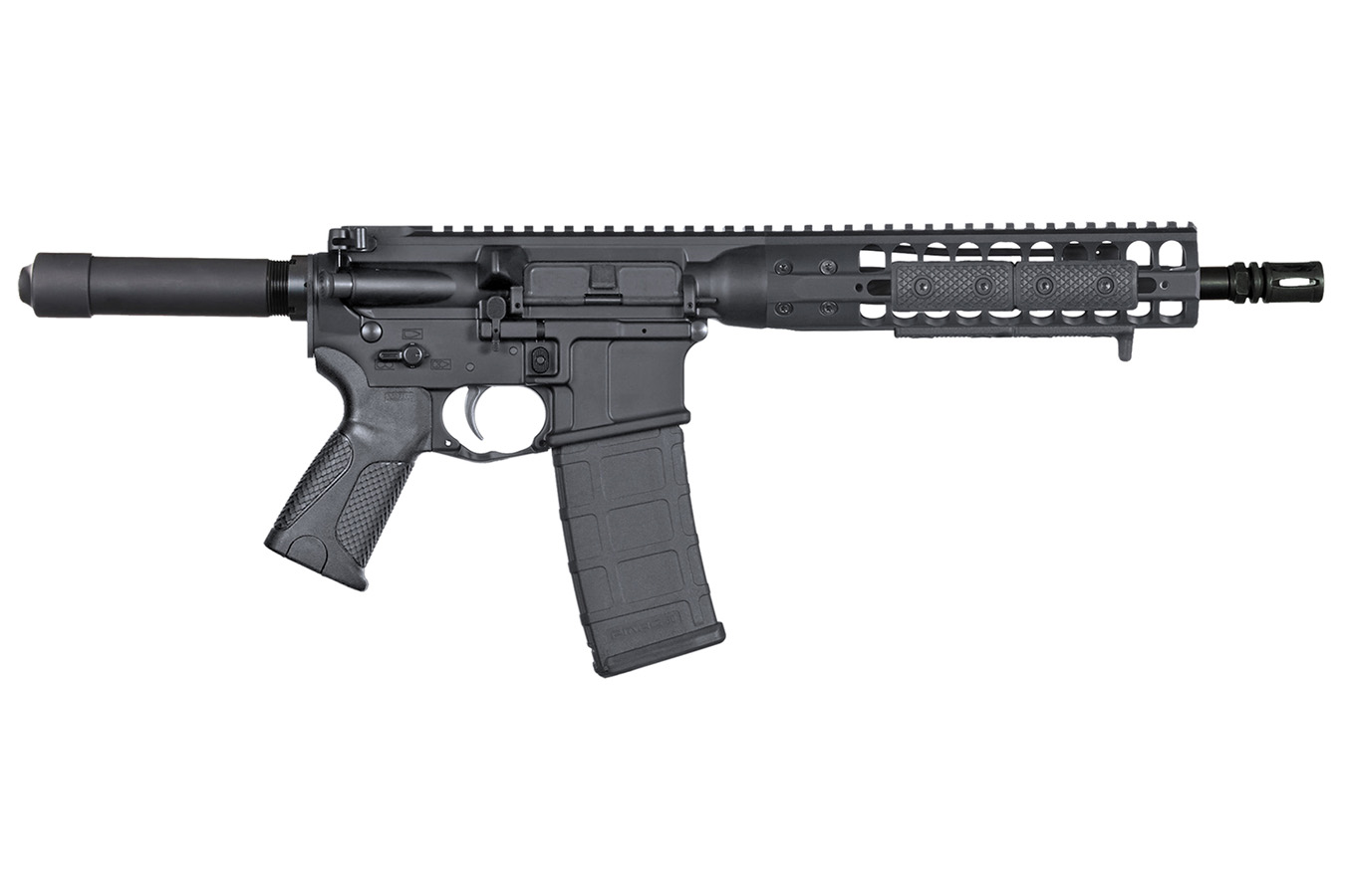 LWRC DI 5.56x45mm NATO Pistol with Black Magpul Grip