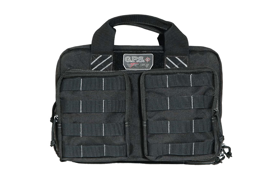 Gps 6 Handgun Tactical Range Bag With Two Removable Padded Pouches