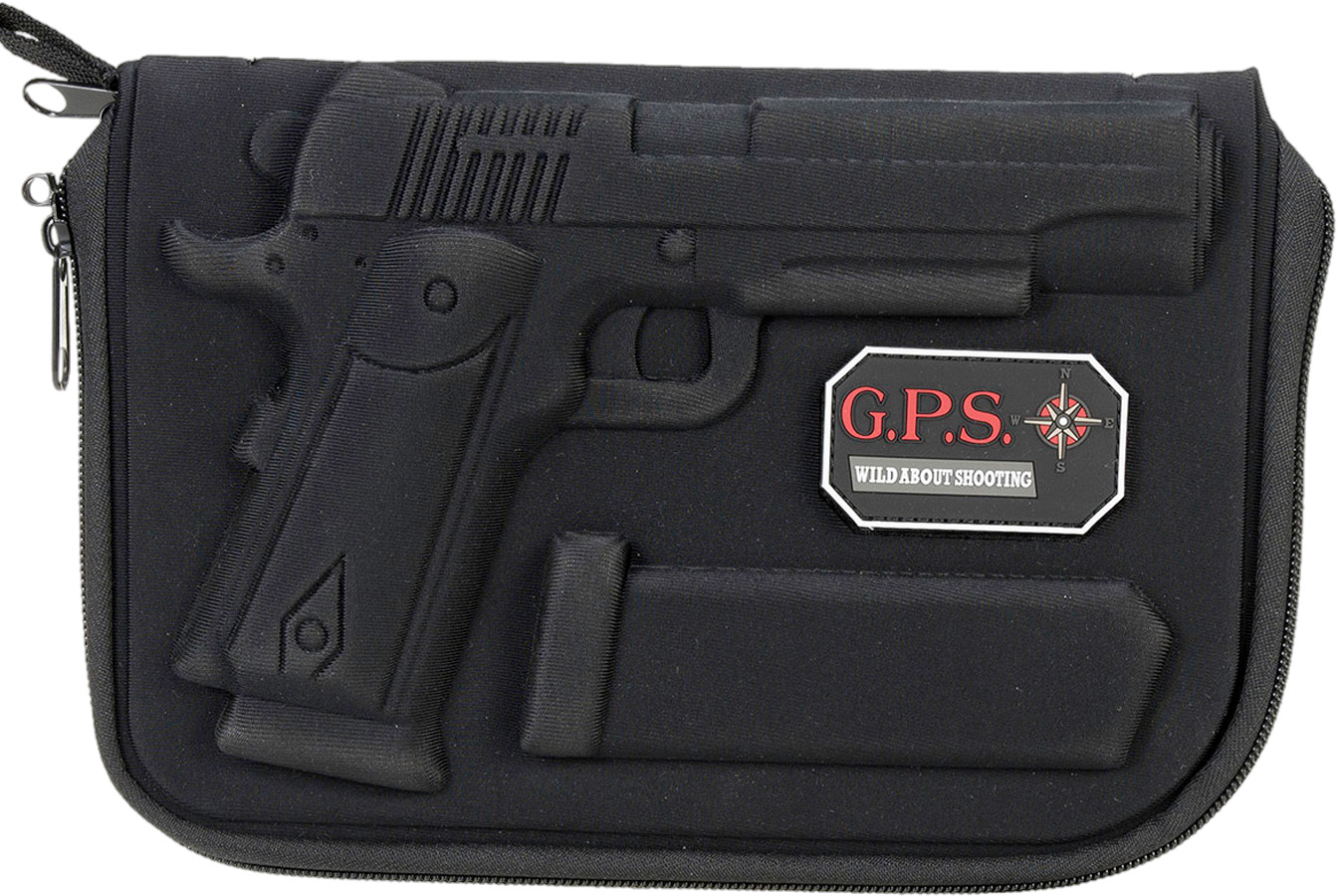 Gps Custom Molded Case With Lockable Zippers Internal Magazine Holder