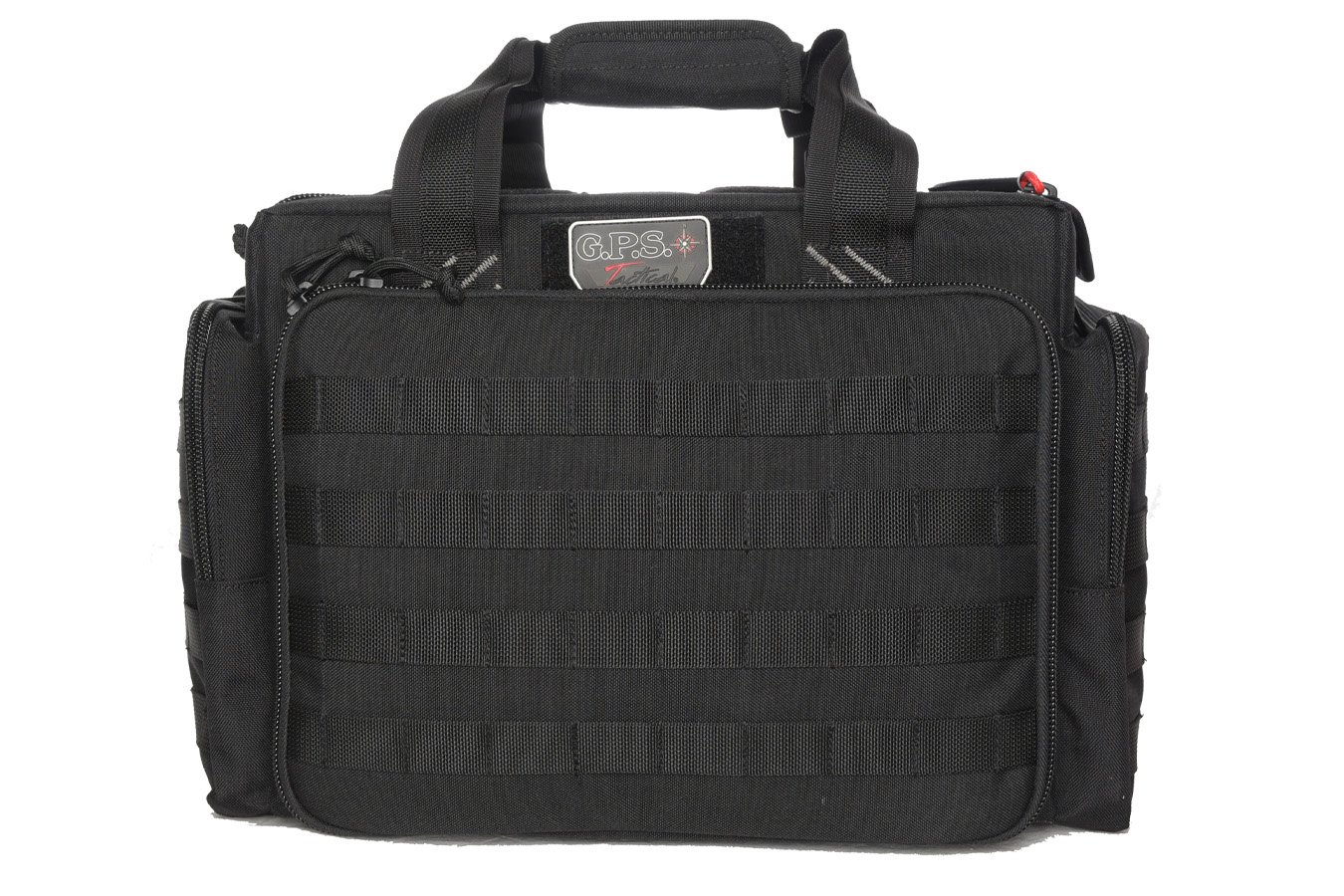 Gps 5 Handgun Tactical Range Bag with Foam Cradle, Storage Pockets & Handgun Sleeve Includes Ammo Dump Cups