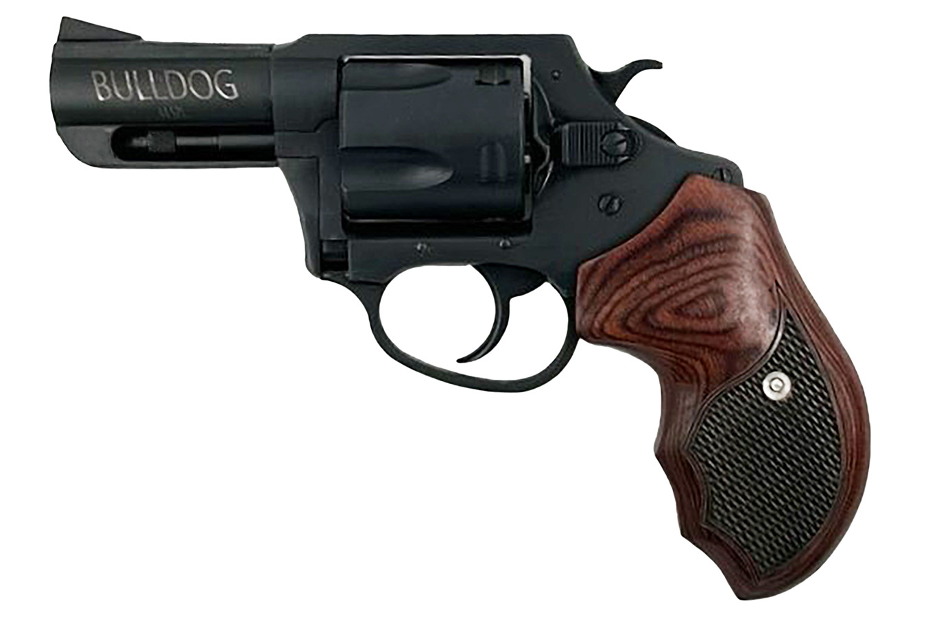 Charter Arms Bulldog 44 Special Pistol with Rosewood Grips
