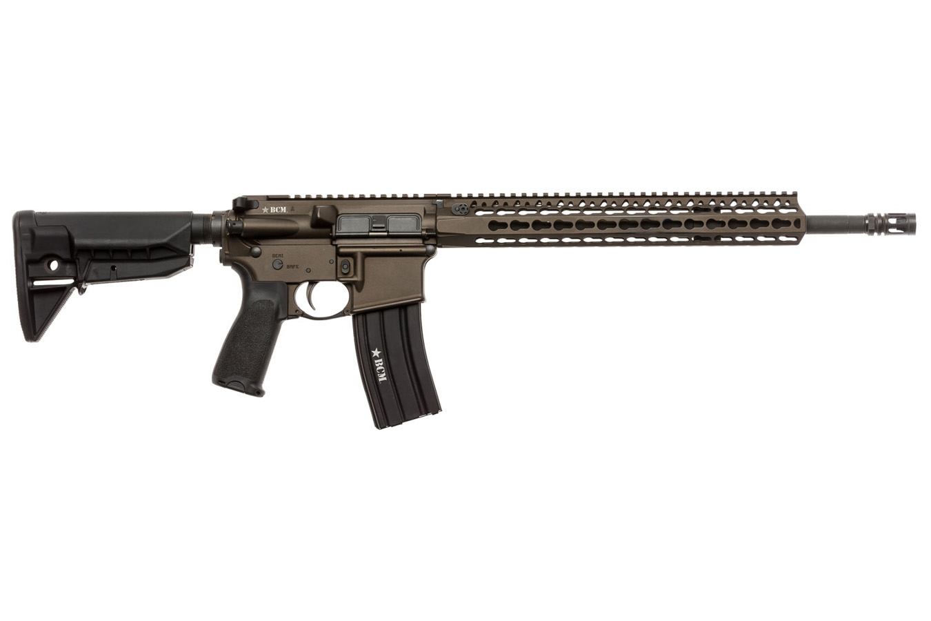 Bravo Company RECCE-16 KMR-A 223 Rem/5.56x45mm NATO Rifle with Bronze Cerakote Finish