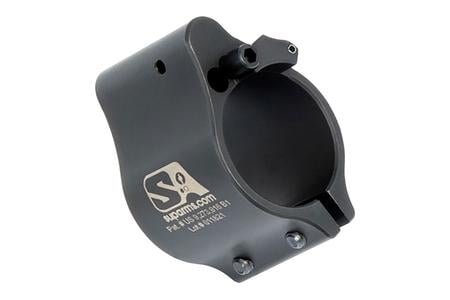 AR-15 CLAMP ON ADJUSTABLE GAS BLOCK .875 BLACK