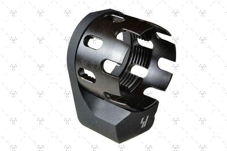 AR RECEIVER ENHANCED CASTLE NUT WITH EXT QD ENDPLATE FDE