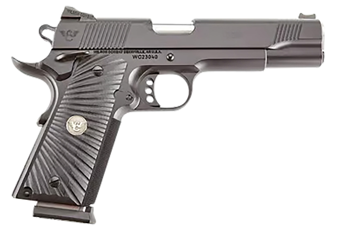Wilson Combat CQB Full Size Frame 9mm Luger Pistol with Black G10 Starburst Grips
