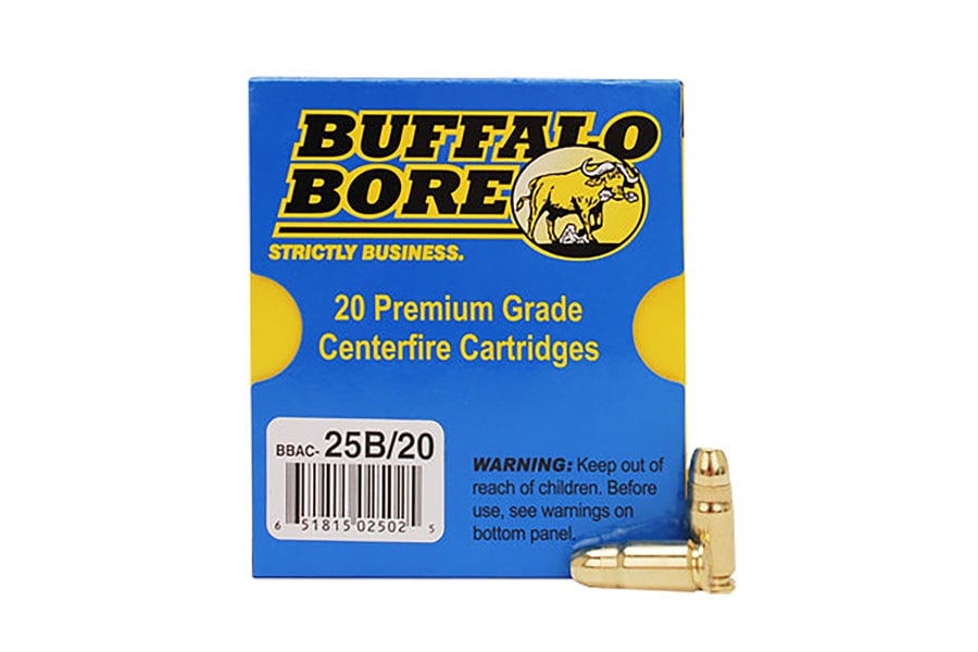 Buffalo Bore 357 Sig 125 GrainFull Metal Jacket Flat Nose Heavy Strictly Business