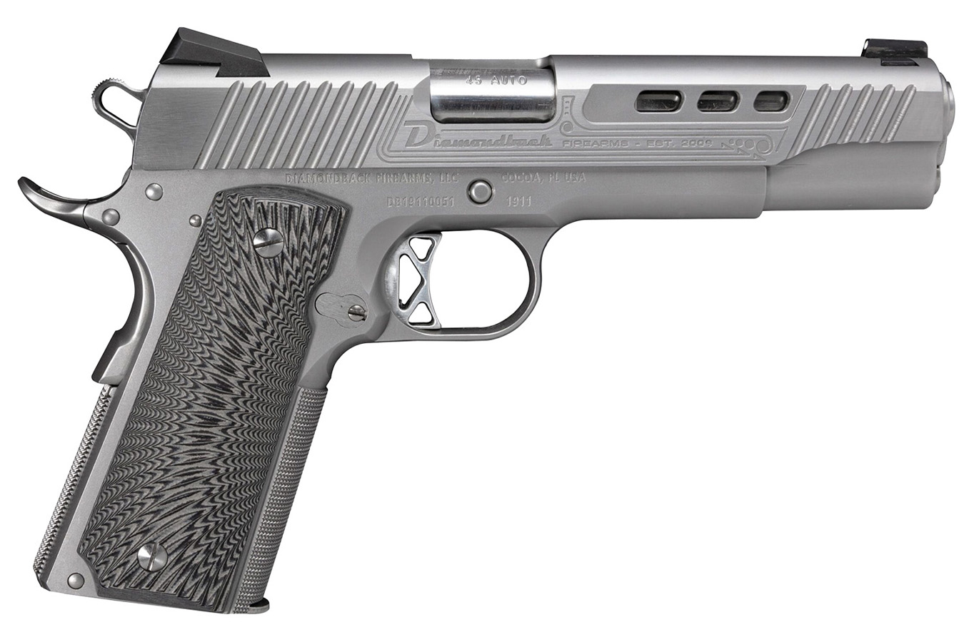 Diamondback 1911 Limited Edition 45 ACP Pistol with Black G10 Grips