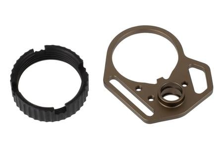 FDE MULTI-FUNCTION END PLATE W/ANTI-ROTATION CASTLE NUT BLCK