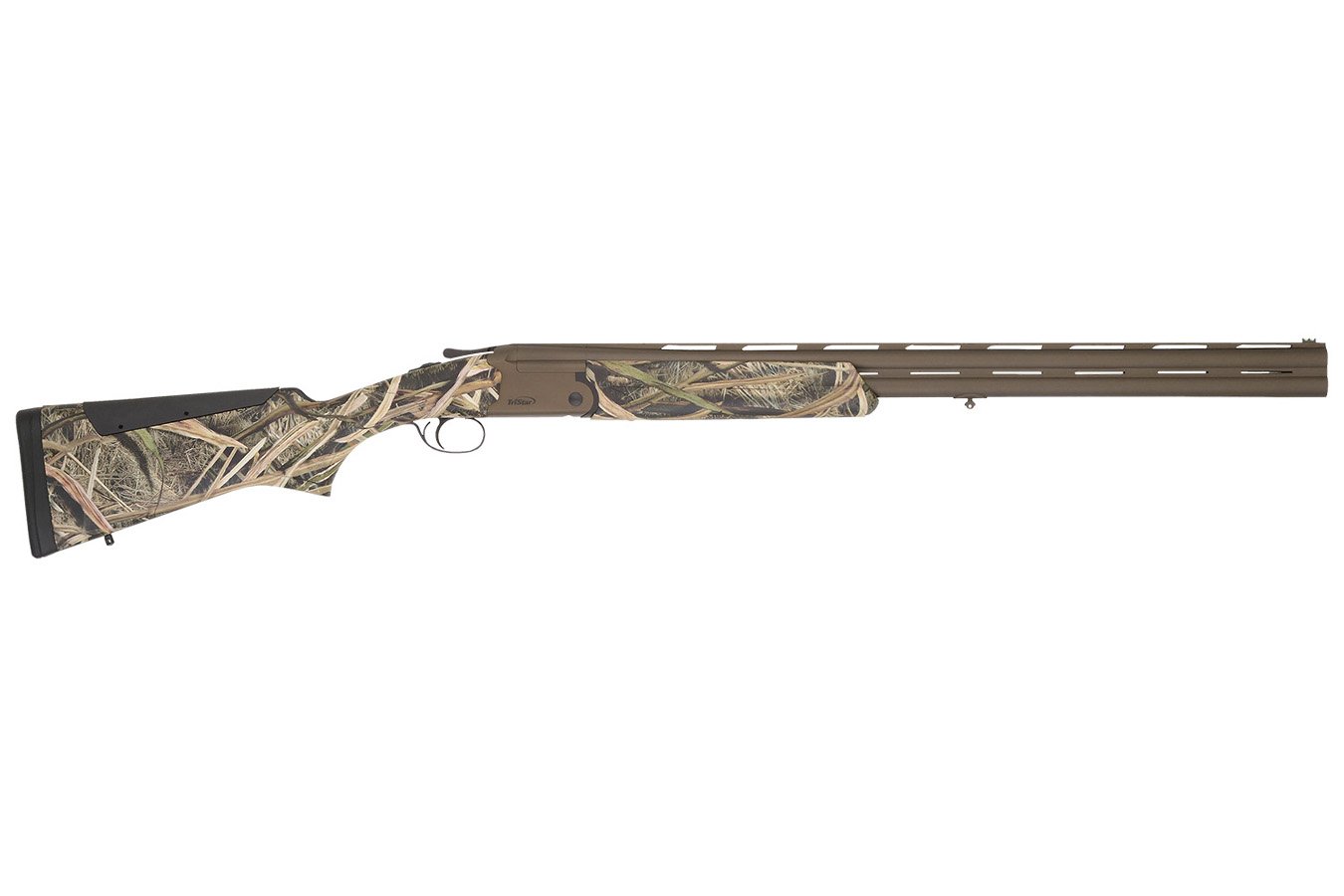 Tristar Hunter Mag II Full Size 12 Gauge Break Open Shotgun with Mossy Oak Shadow Grass Blades Camo