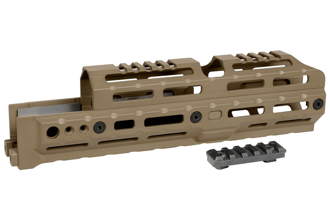 Midwest Industries AK 10in Alpha Series M-LOK Handguard FDE