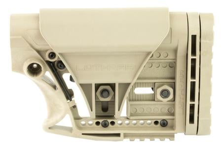 AR-15 STOCK ASSEMBLY ADJUSTABLE CARBINE LENGTH FDE