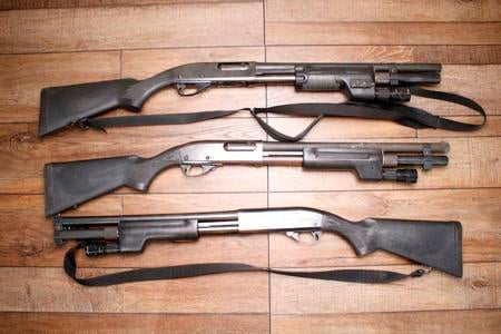 REMINGTON 870 WINGMASTER 12GA SUREFIRE FOREND POLICE TRADE-IN 