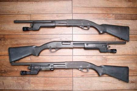 REMINGTON 870 POLICE MAGNUM 12GA SUREFIRE FOREND POLICE TRADE-IN 