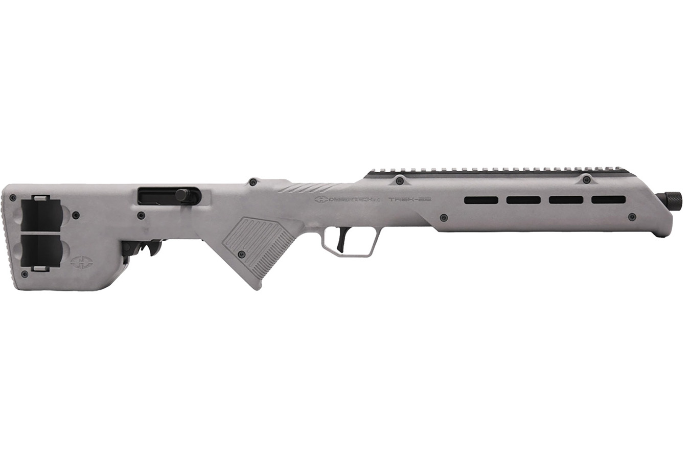 Desert Tech TREK-22 Gray Compact 22 LR Rifle with Threaded Barrel