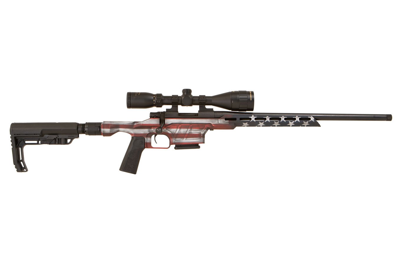 Howa M1500 Mini Excel Lite 223 Rem Bolt Action Rifle with American Flag Camo