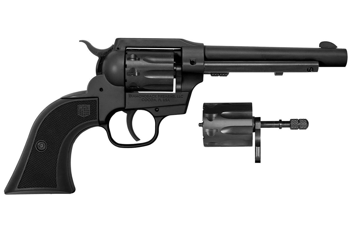 Diamondback Sidekick 22 LR Revolver With Black Checkered GFN