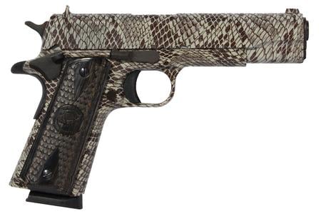 IVER 1911A1COPPERHEAD    45  5IN GVRN SNAKE TAN