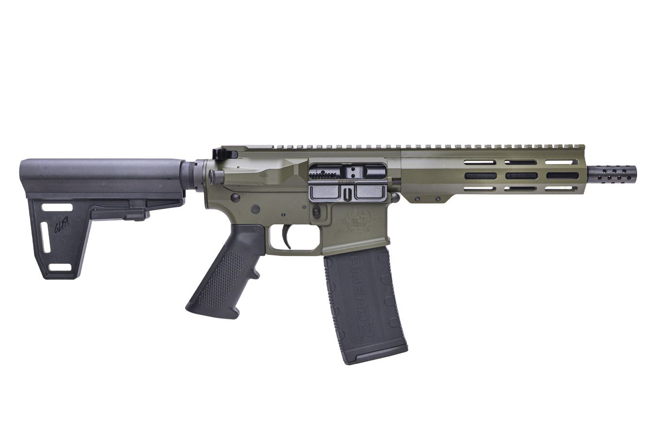 Great Lakes Firearms GL-15 .223 Wylde AR-Pistol with Brace and ODG Cerakote Finish