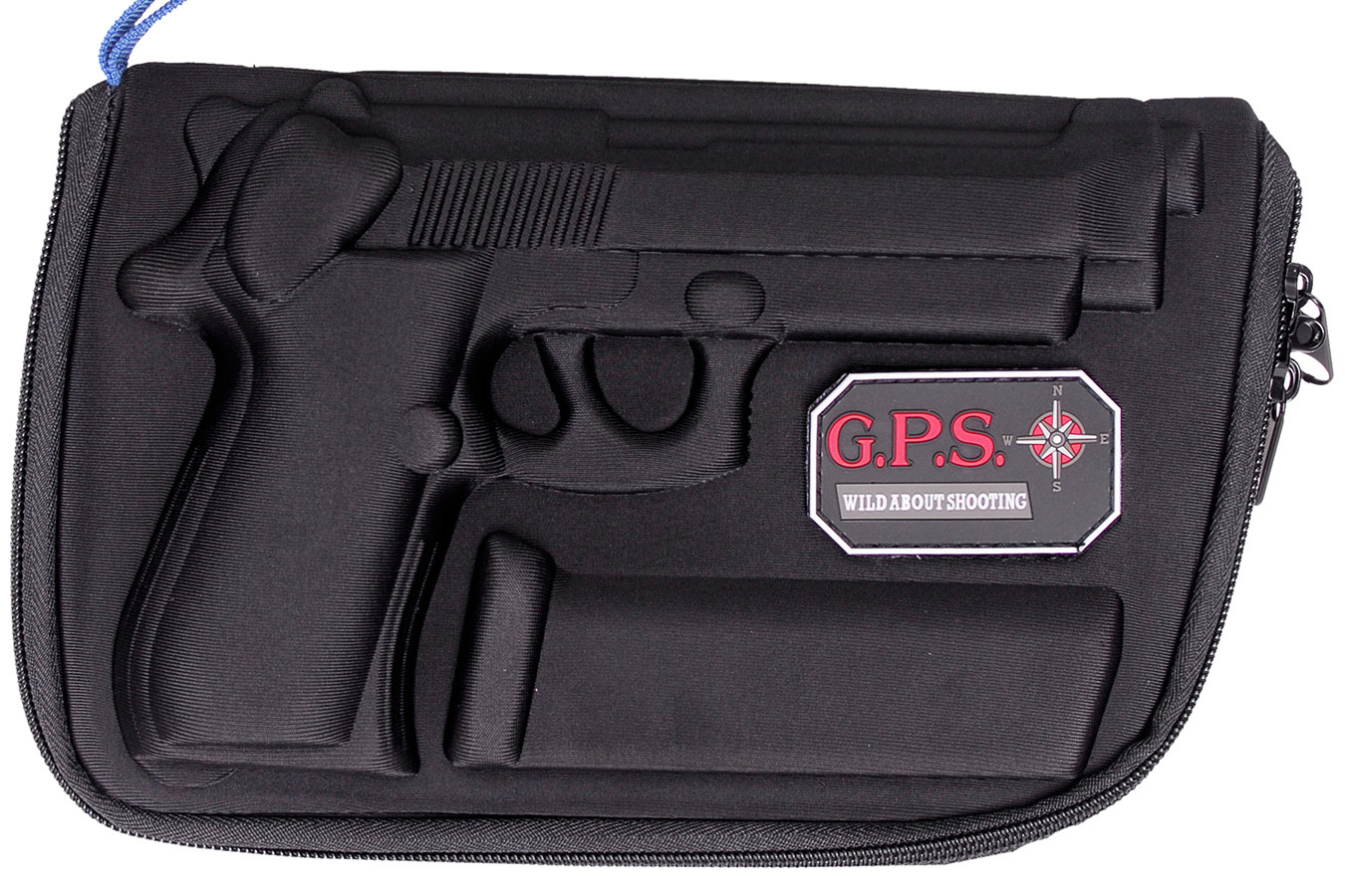 Gps Custom Molded Case With Lockable Zippers Internal Magazine Holder