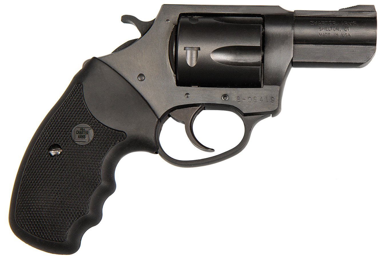 Charter Arms Pitbull 9mm Luger Pistol with Finger Grooved Rubber Grip