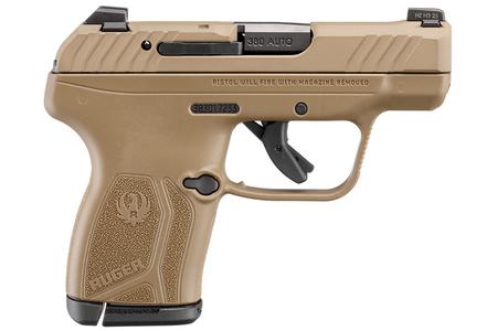 RUGER LCP MAX 380 ACP 2.8 IN BARREL FDE FRAME AND SLIDE 10 RD