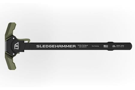 AR-15 SLEDGEHAMMER AMBI CHARGING HANDLE GREEN