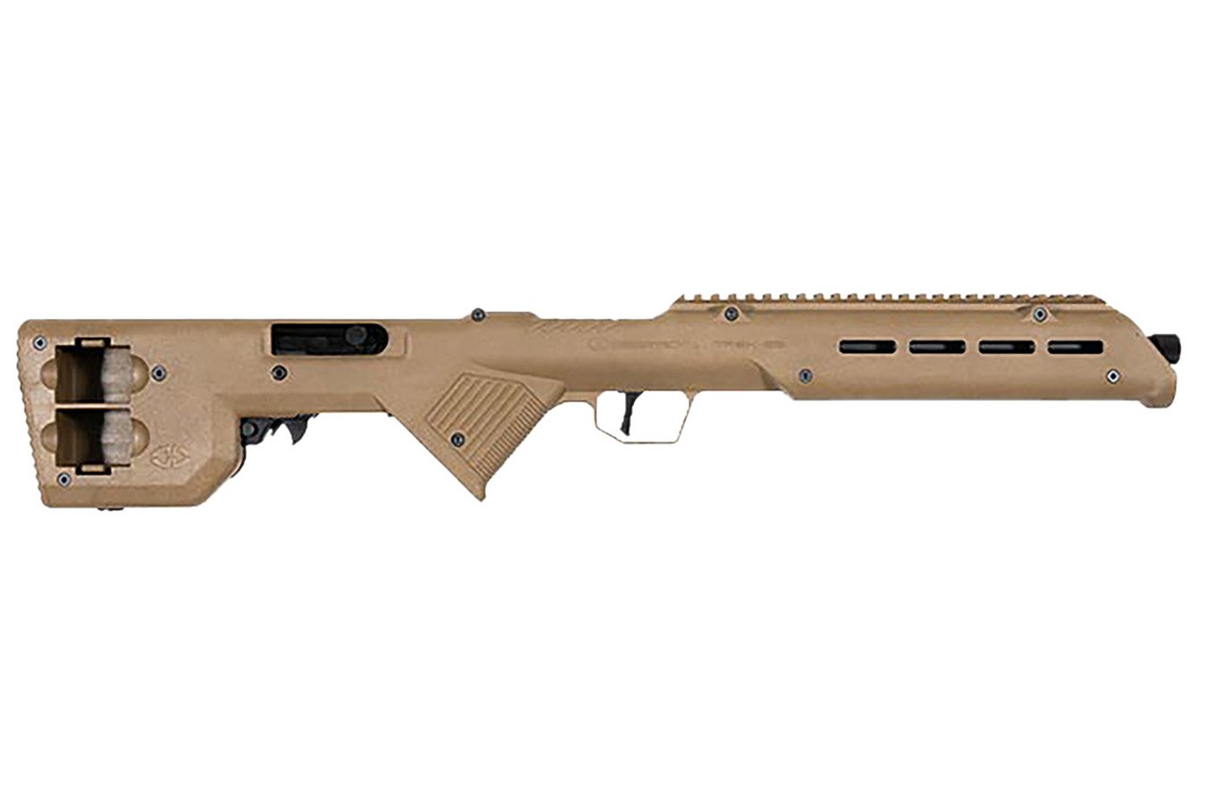 Desert Tech TREK-22 Flat Dark Earth Compact 22 LR Rifle with Threaded Barrel
