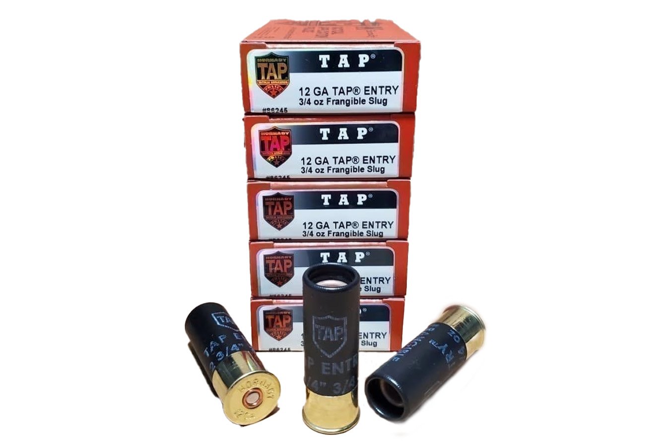 Hornady 12 Gauge 3/4oz Frangible Slug TAP Entry 100/Case (LE)