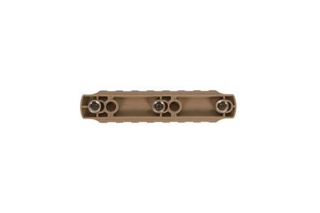 KEYMOD PICATINNY NYLON RAIL SECTION 4 INCH FDE