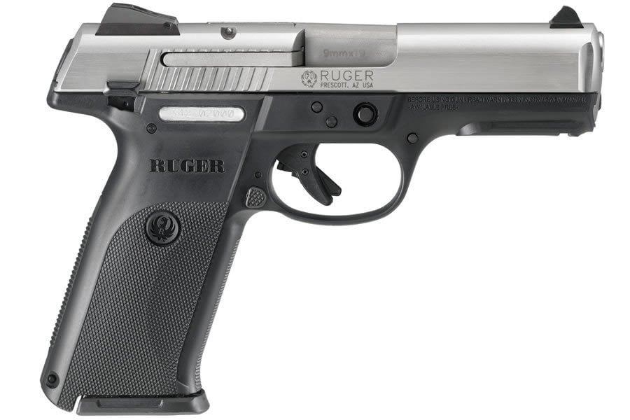 RUGER SR9 FULL-SIZE 9MM STAINLESS PISTOL