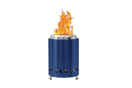 SUNSHINE MOUNTAINEERING 5.5` PORTABLE TABLETOP FIRE PIT - BLUE