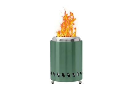 SUNSHINE MOUNTAINEERING 5.5` PORTABLE TABLETOP FIRE PIT - GREEN