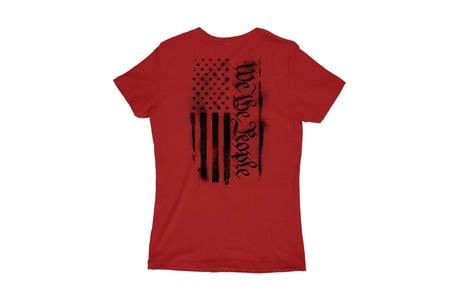 WOMENS WE THE PEOPLE STENCIL SS TEE