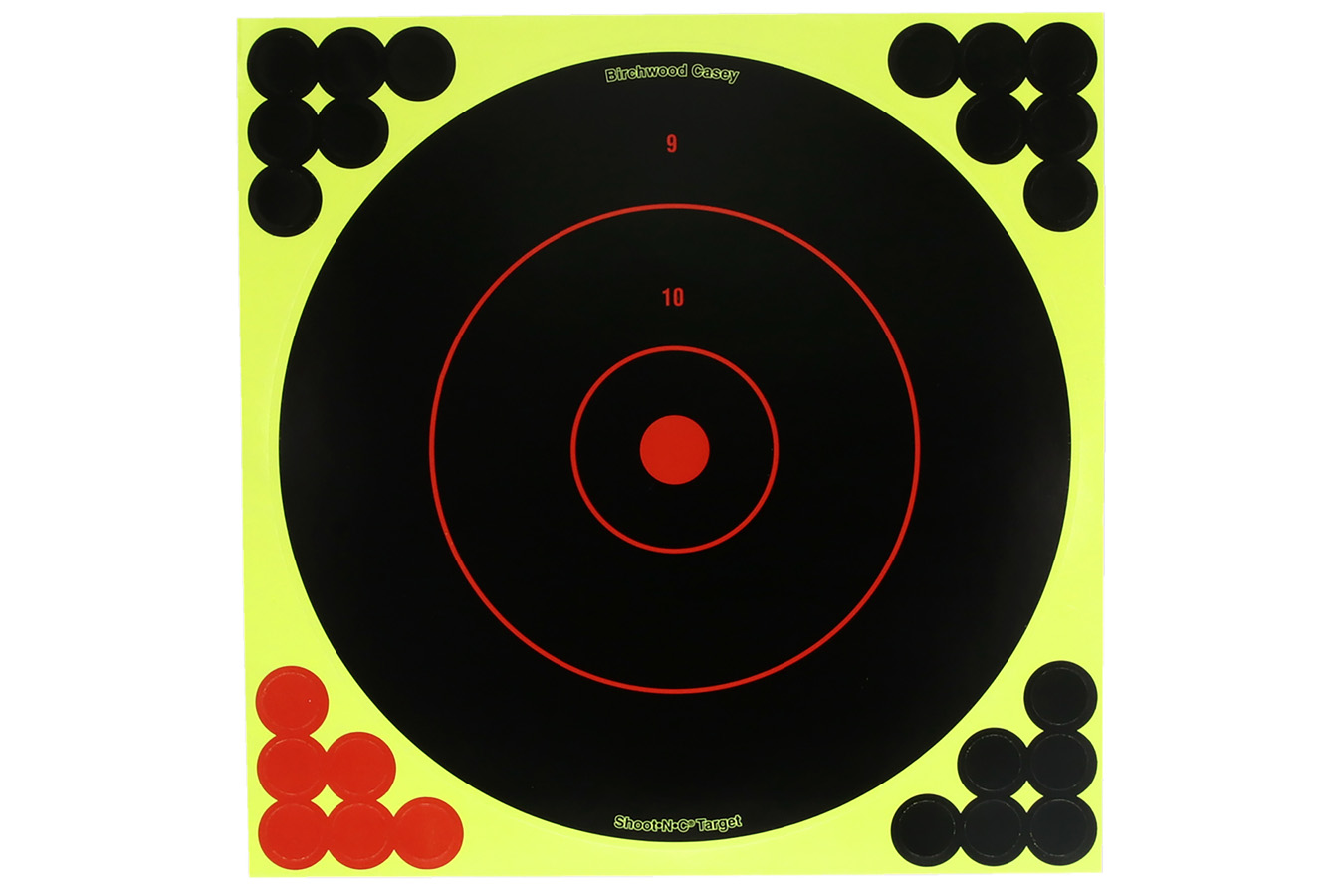 Birchwood Casey 8Inch 25 Pack Resealable Shoot-N-C Bullseye Targets