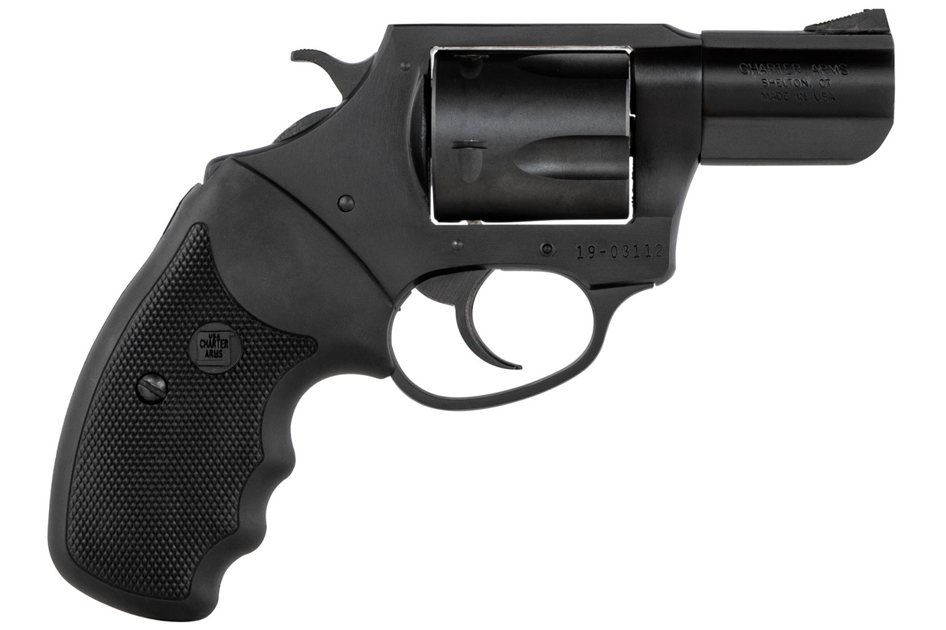 Charter Arms Mag Pug Large 357 Mag Pistol with Grooved Rubber Grips