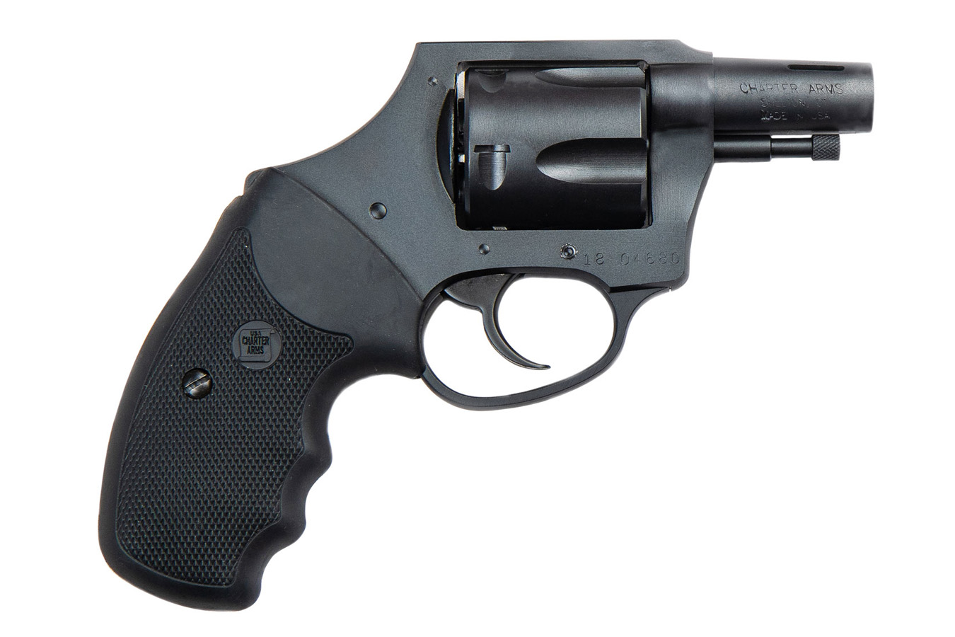 Charter Arms Boomer Large Frame 44 Special Pistol with Grooved Rubber Grips