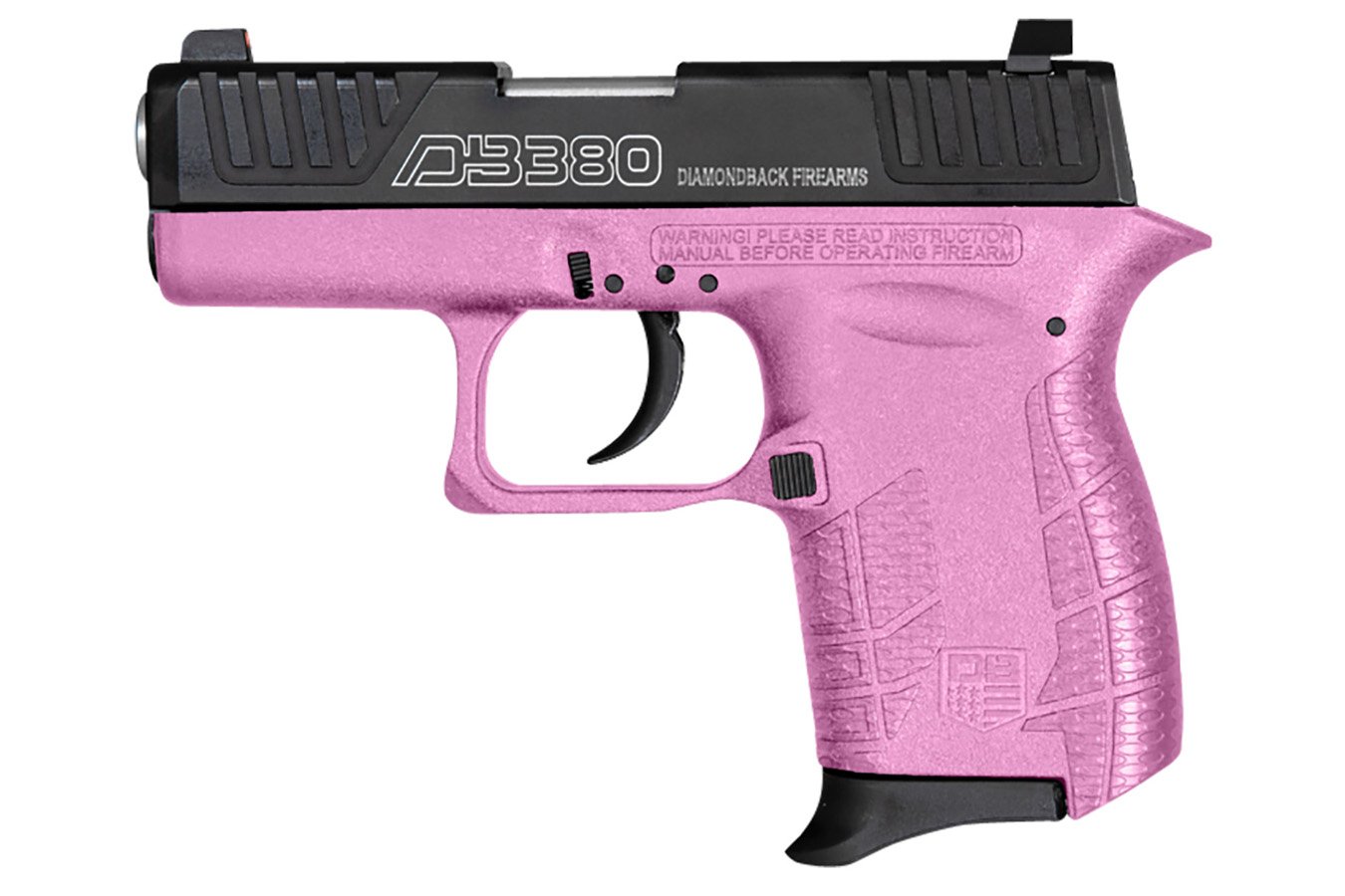 Diamondback DB380 Gen4 Micro-Compact Frame 380 ACP Pistol with Serrated Stainless Steel Slide