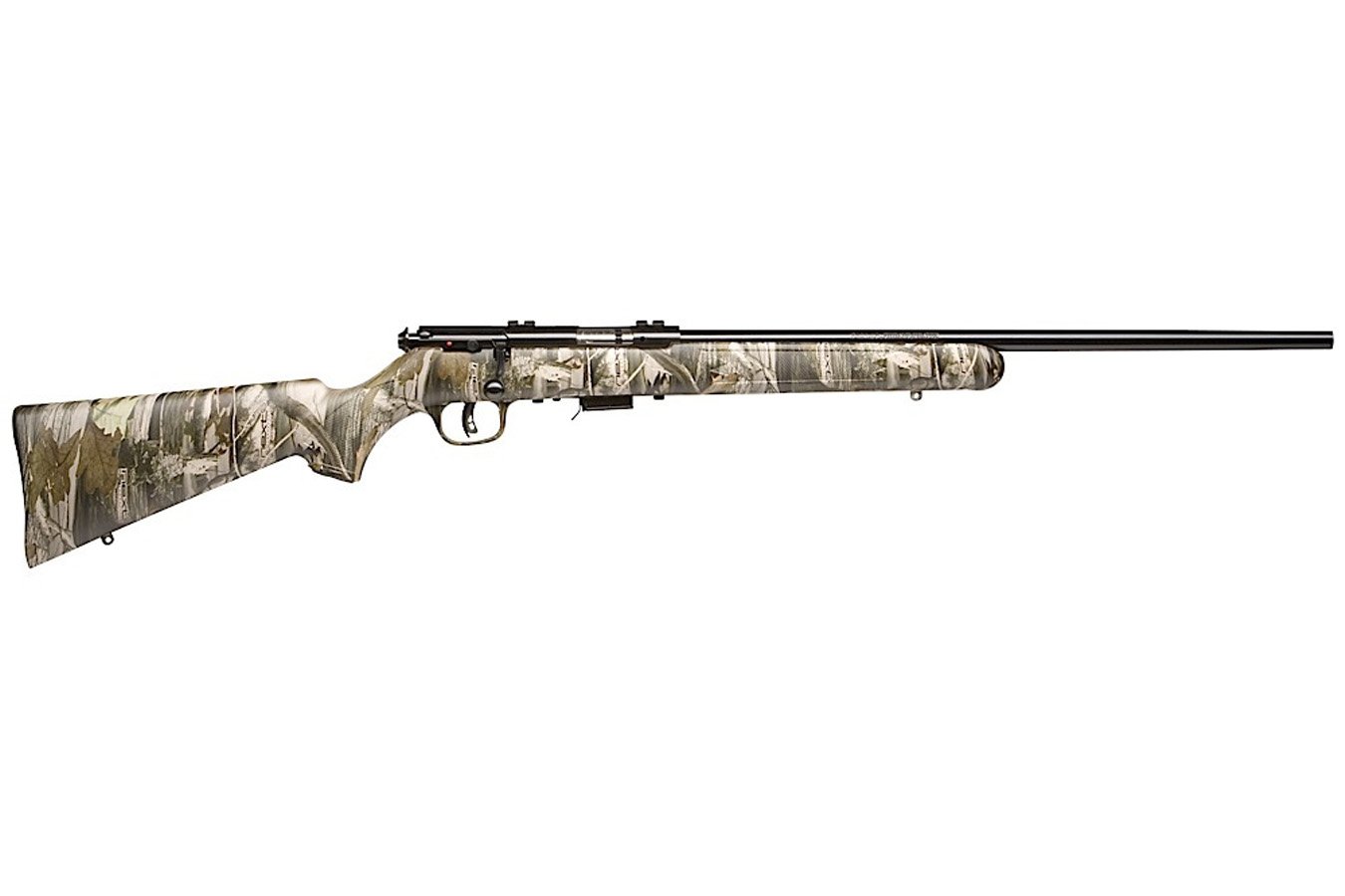 Savage 93R17 Camo Full Size 17 HMR Bolt Action Rifle with AccuTrigger