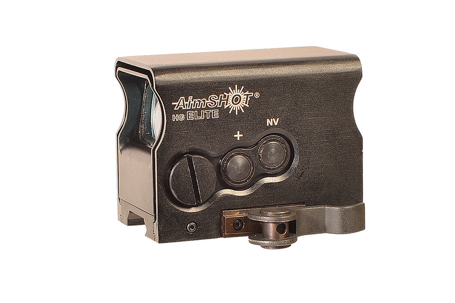 Aimshot AimShot HGELITEBGREE HG Elite Black Anodized 1 x 34mm Green Crosshair Reticle