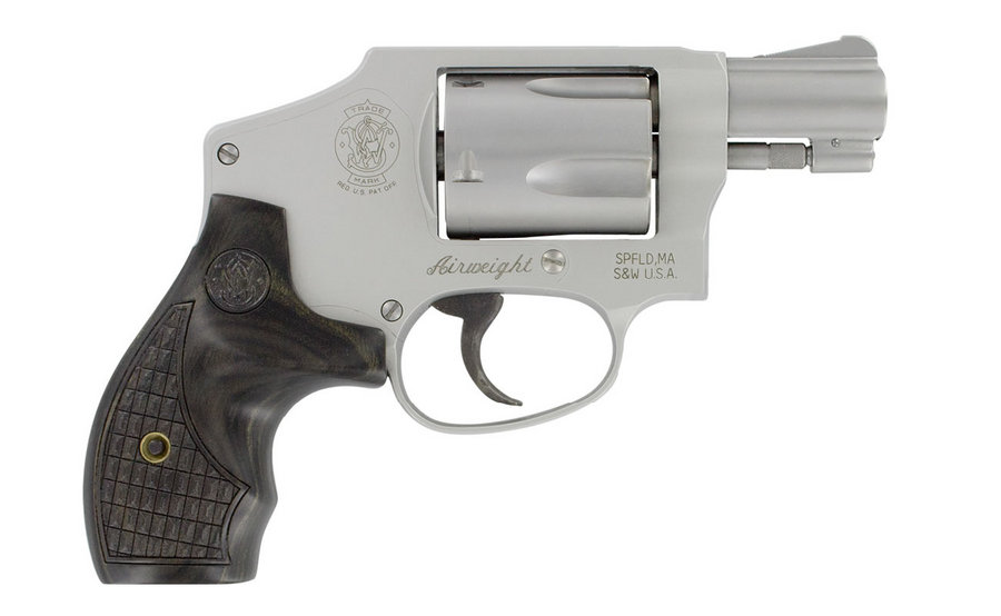 SMITH AND WESSON 642 38 SPECIAL W/ WOOD CROC GRIP (TALO)