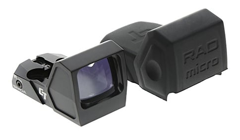 Crimson Trace CT RAD Micro Pro Black Anodized 1x21mm 5 MOA Green Dot Reticle, CT Micro/JPoint/Shield RMS Footprint