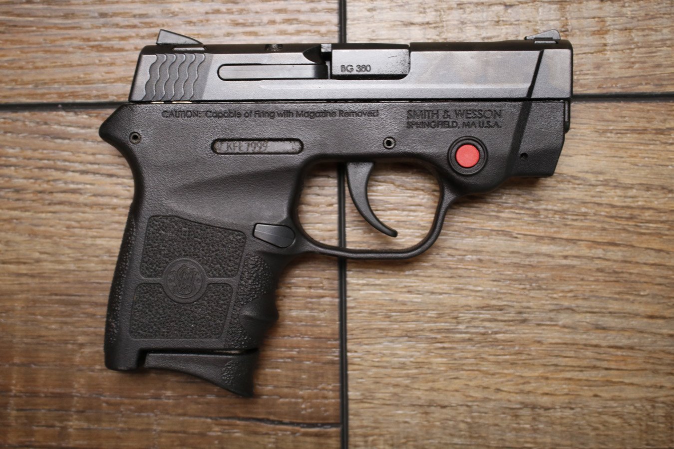 Smith & Wesson Bodyguard 380 380 ACP Police Trade-in Pistol with Integrated Laser