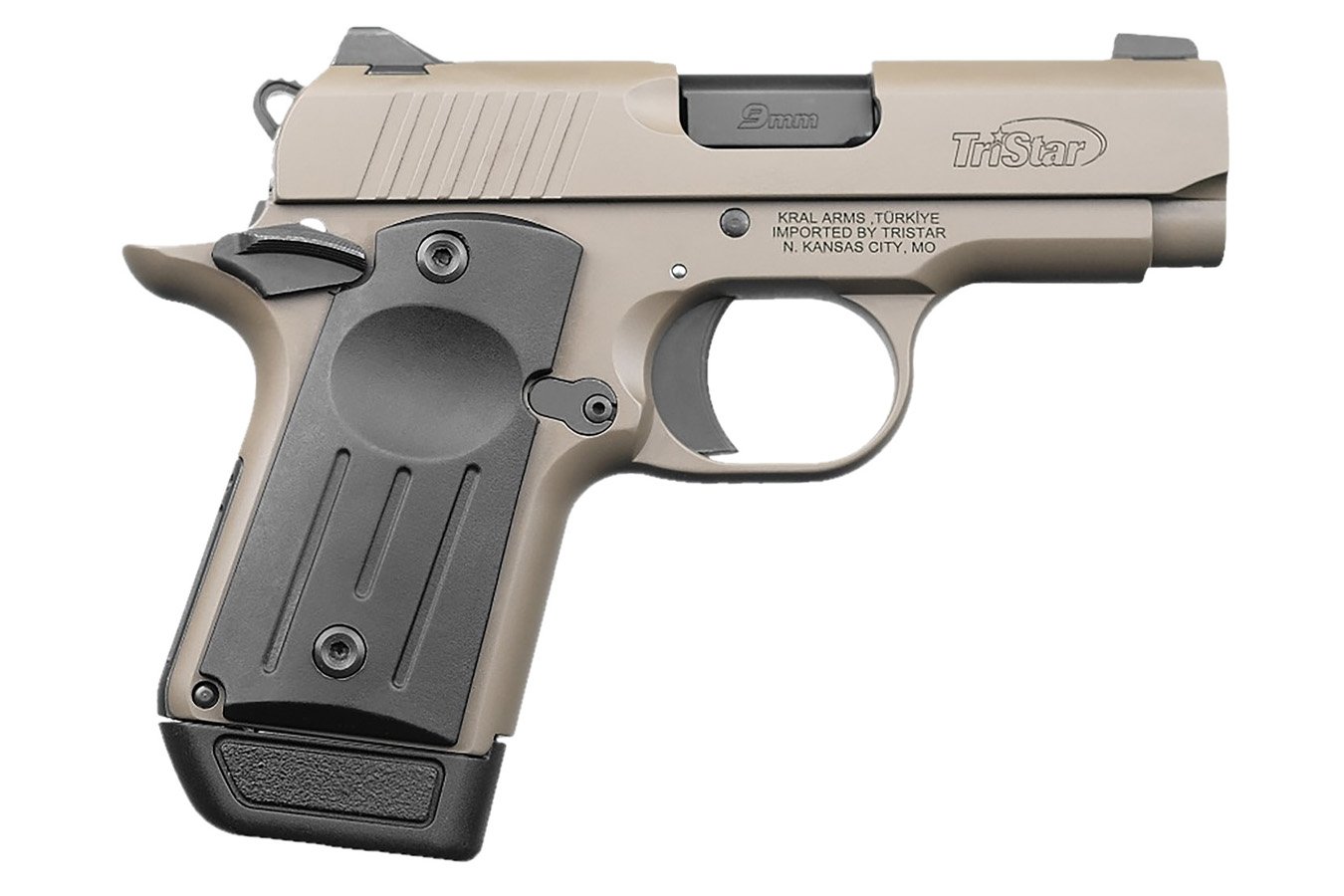 Tristar Protege X Sub-Compact Frame 9mm Luger Pistol with Serrated Steel Slide 
