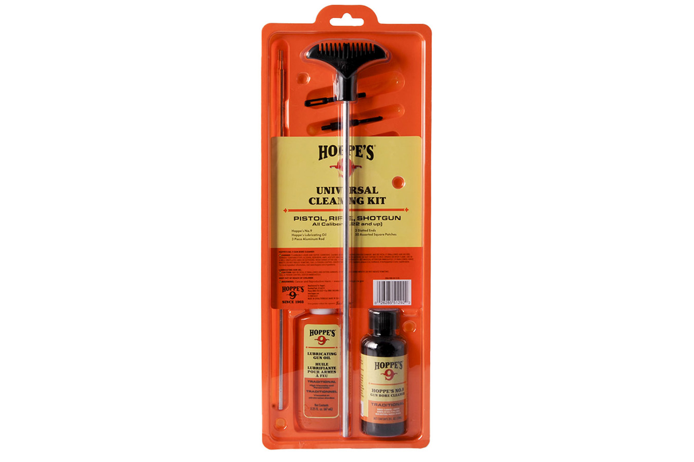 Hoppes Rifle and Shot Gun Cleaning Kit with Rod