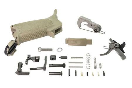BCMGUNFIGHTER AR-15 ENHANCED LOWER PARTS KIT, FDE