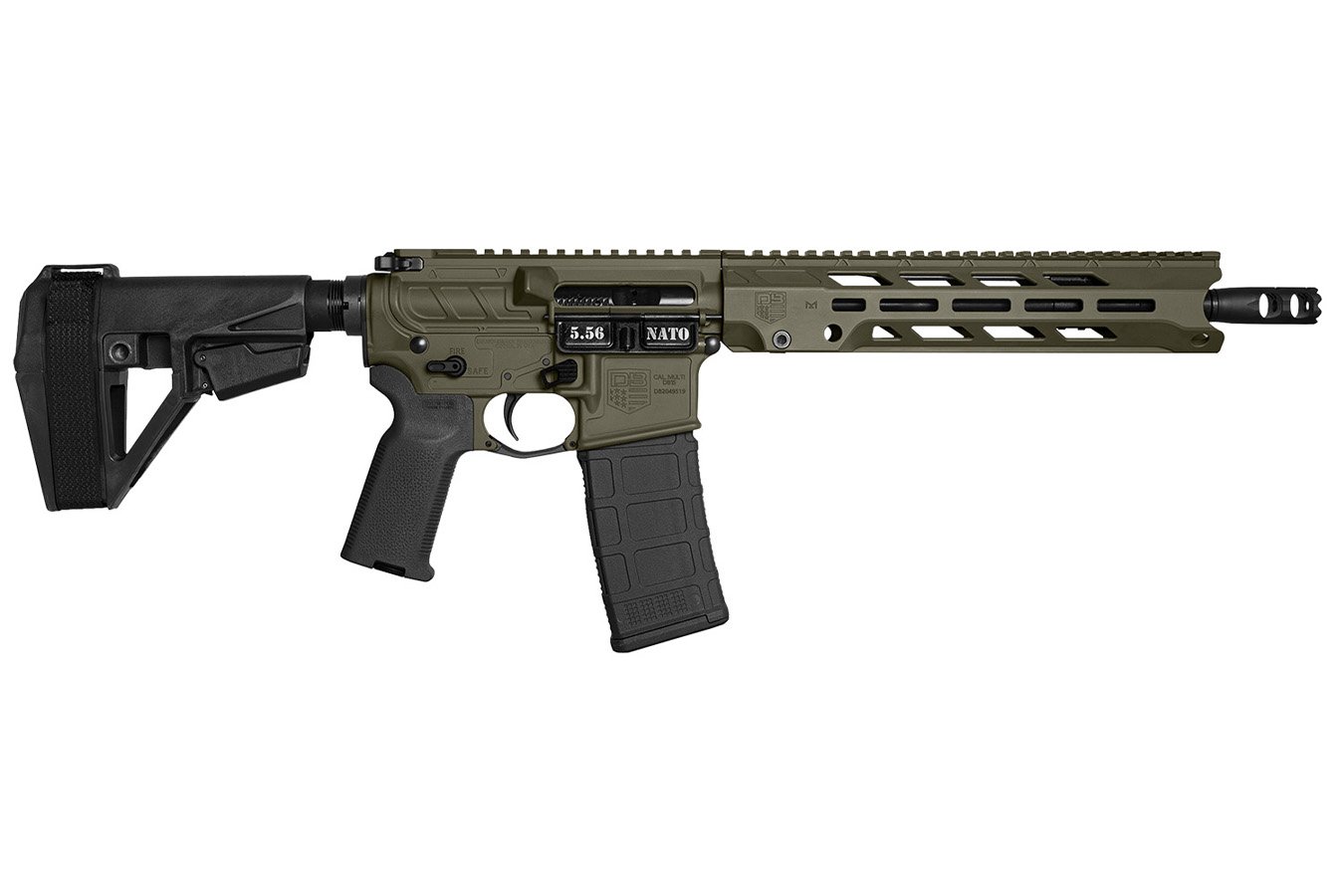 Diamondback DB15 Obsidian 5.56 NATO Pistol with M-LOK Handguard