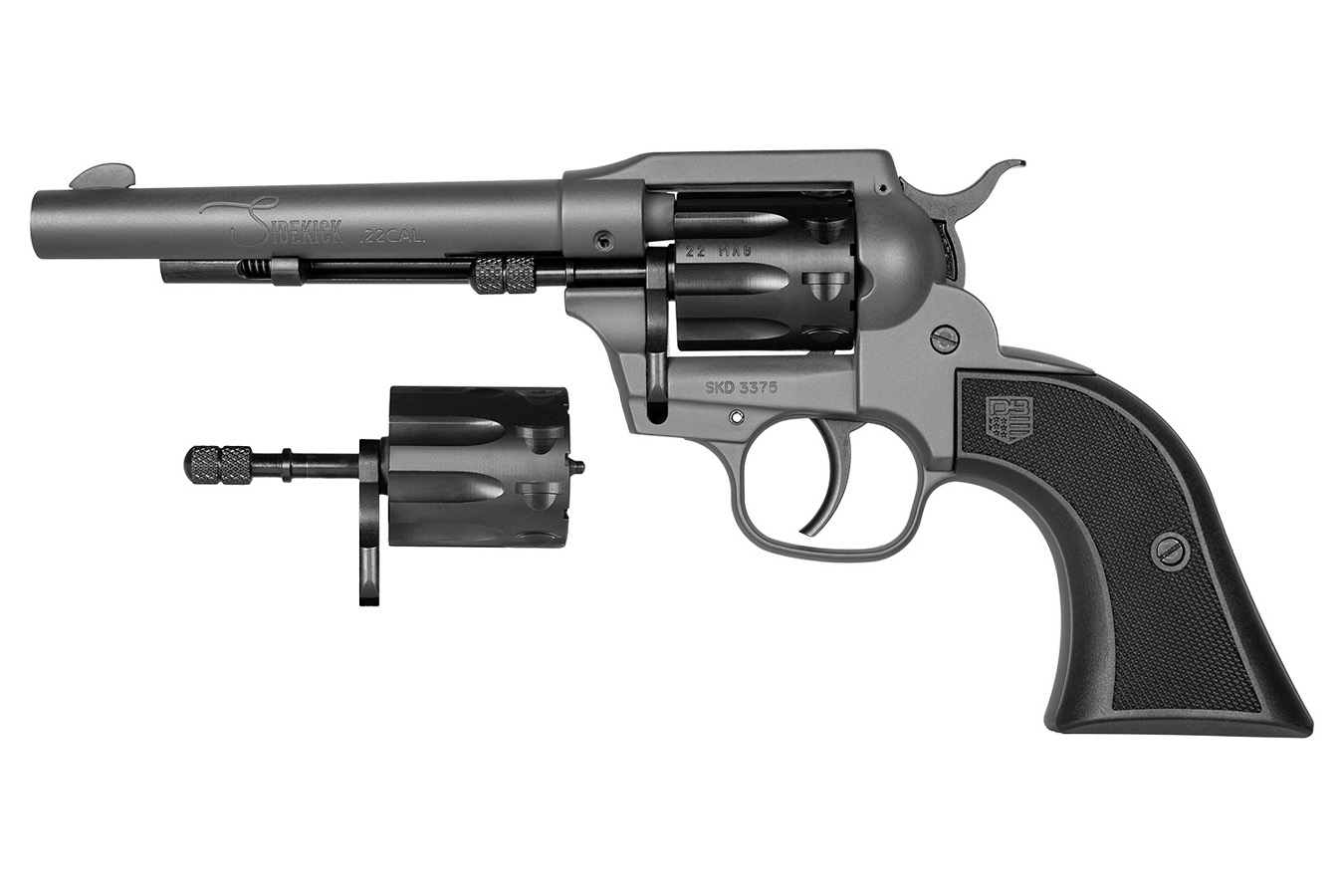 Diamondback Sidekick Convertible 22 LR/22 Mag Pistol with Black Checkered GFN Grips